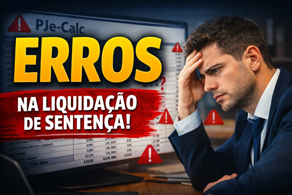 erros na liquidação de sentença