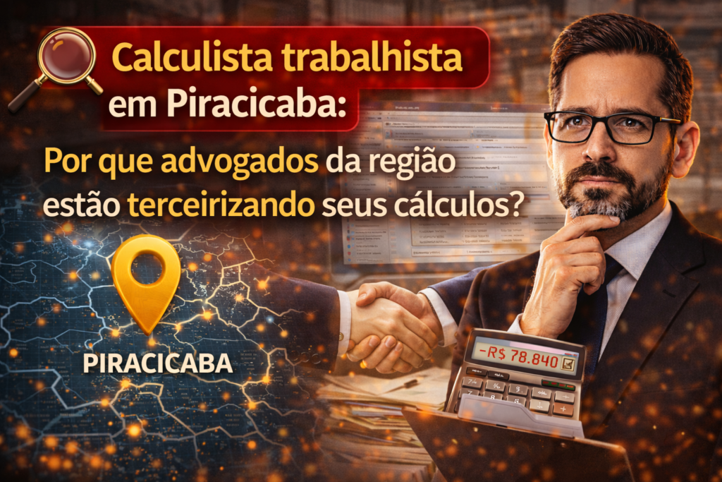 Calculista Trabalhista em Piracicaba - Assistência Técnica